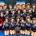 This is the sixth championship for the cheerleading program. (Joe Sweeney)